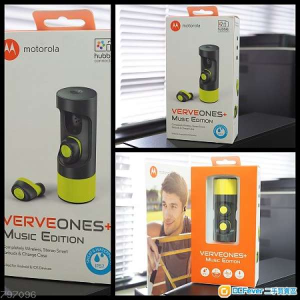 摩托羅拉 Motorola VerveOnes+ Music Edition 防水無線藍牙耳機