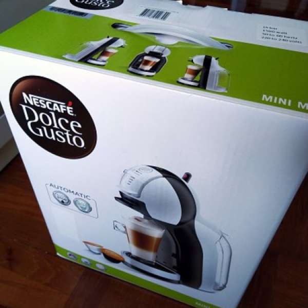 Nescafe Dolce Gusto Mini Me 膠囊咖啡機(黑白色), 100% New
