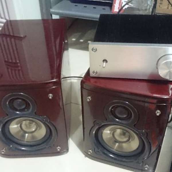 Teac wd-27 音箱＋小型擴音機