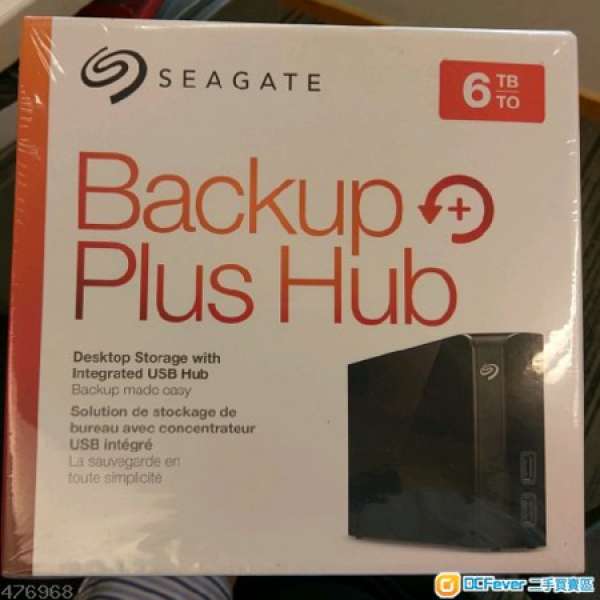 全新未開封 Seagate Backup Plus Hub 6TB 外置硬碟 USB3.0