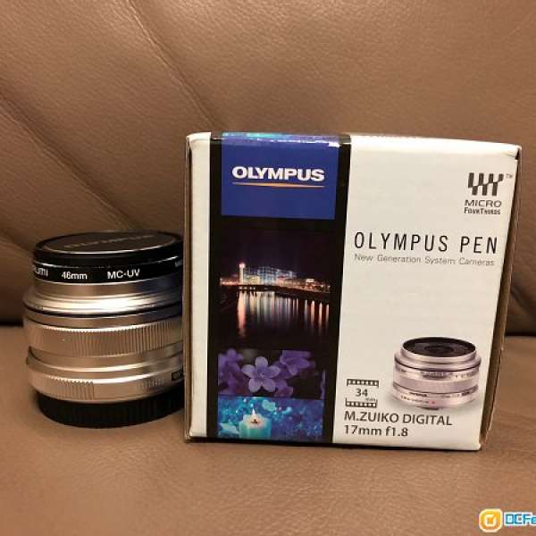 出售一支Olympus M.Zuiko Digital ED 17mm F1.8