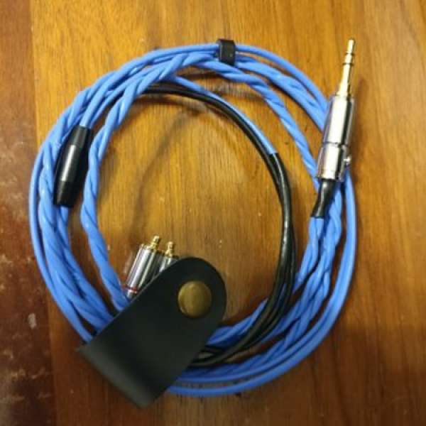 一條英國銀線3.5頭 mmcx插 耳機線( campfire shure westone fender)