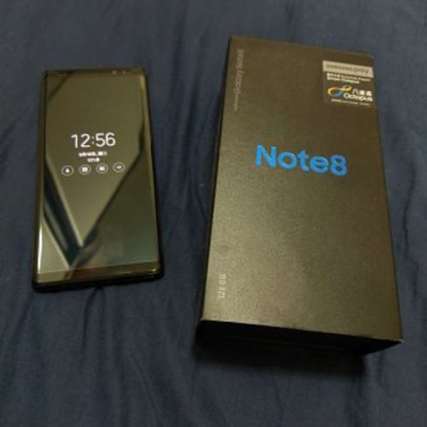 99%新行貨 note8 128gb黑