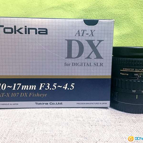 Tokina ATX 107 DX Fisheye 10-17 mm Canon Mount