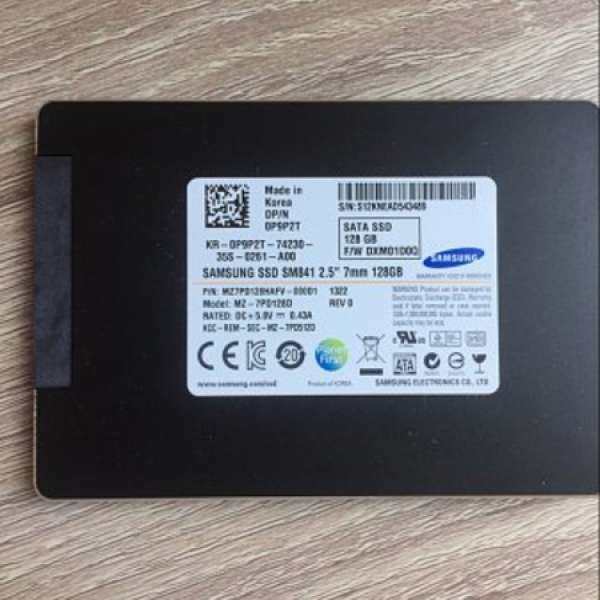 Samsung SSD SM841 2.5" 128GB