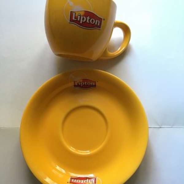 全新Lipton茶杯及底碟