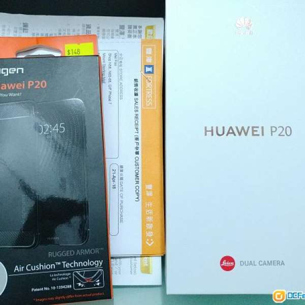 99% new Huawei 華為 P20 Leica camera 藍色 豐澤行貨 full set 完全冇花