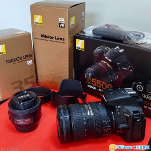 Nikon D5500  AF-S 18-200m、35mm f/1.8G