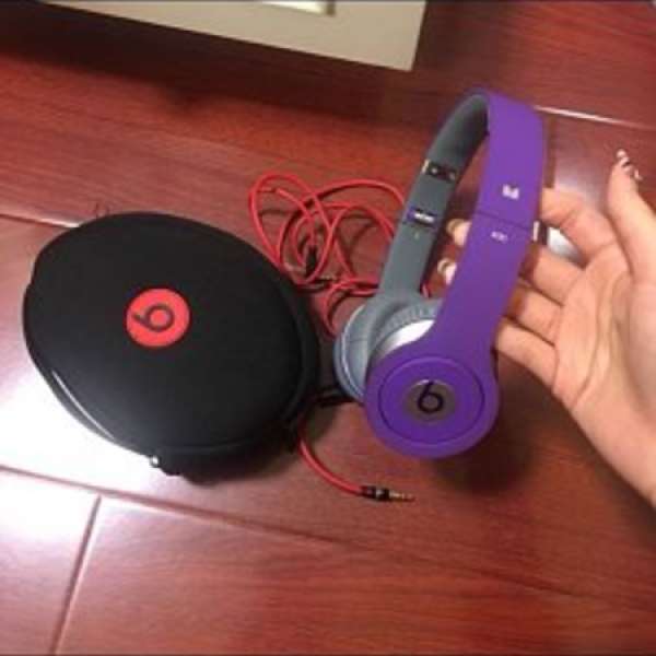 Beats By Dre Justbeats Solo With ControlTalk by Dr Dre Purple 95%新 限量版