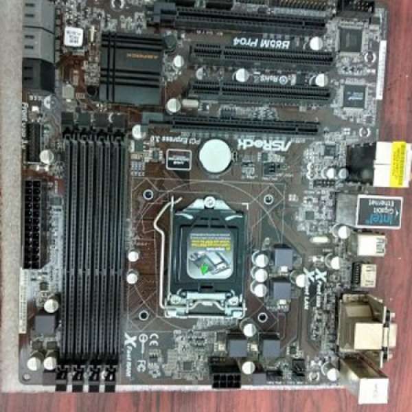 二手 ASROCK B85M-PRO4 B85 DDR3 USB3 LGA1150 MATX MB