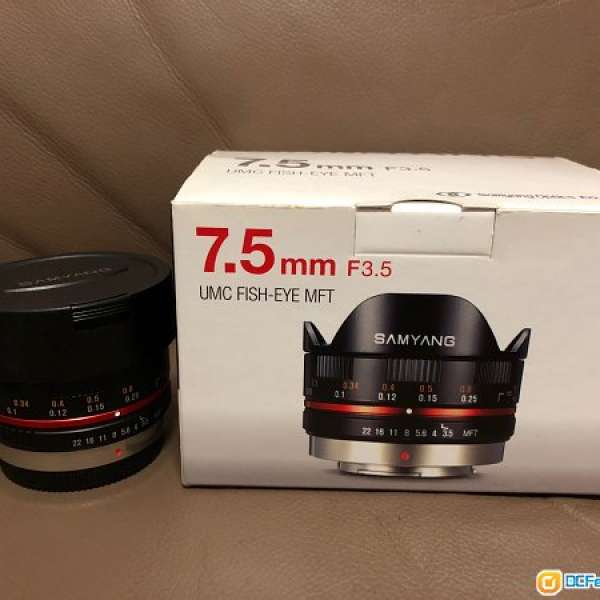 出售一支 SAMYANG 7.5mm F3.5 UMC Fish eye MFT