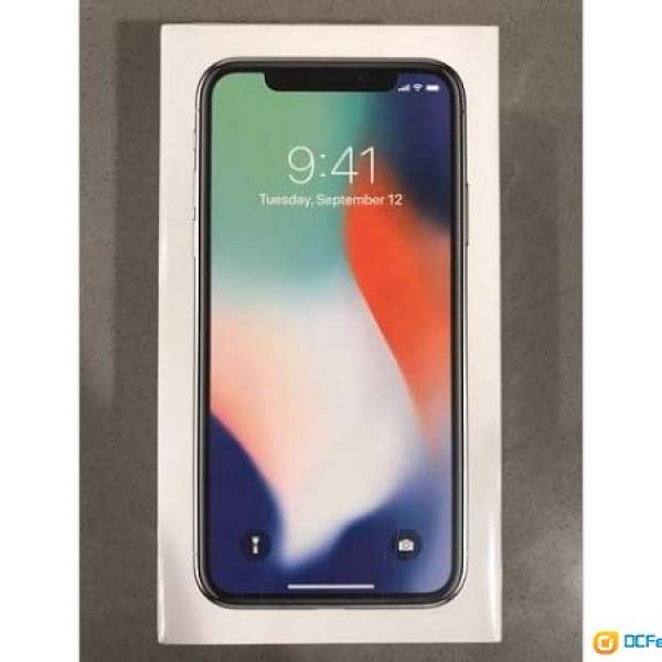 全新原封香港行貨 iPhone X  256gb  Space grey  太空灰