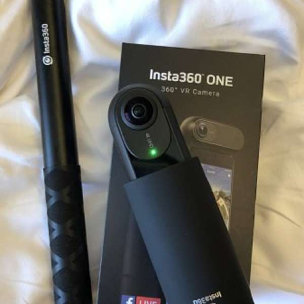 Insta360 ONE iOS 版 (4K)360 VR Cam+ 360相機棍(行貨,有保)(100%新)