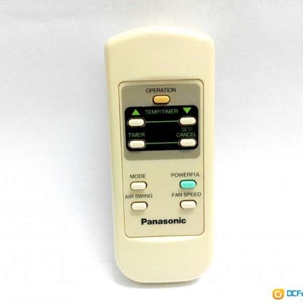 Panasonic Air-Conditioner remote control 樂聲牌冷氣搖控器 ---二手全正常