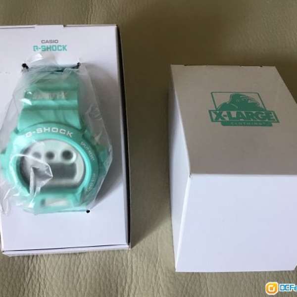 全新Casio G-SHOCK X X-LARGE。GD-X6900,大69,原裝盒，日本版