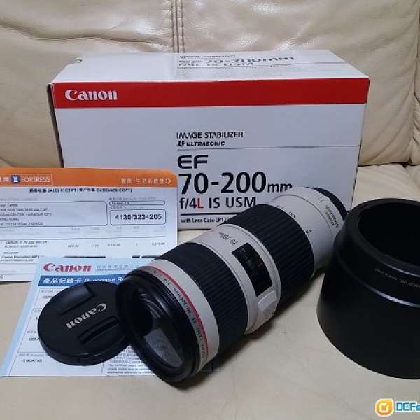 Canon EF 70-200mm f/4.0 L IS USM 小小白 is