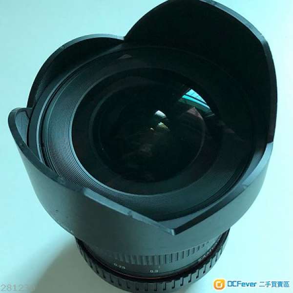 90%新 Samyang 14mm f/2.8 (Canon mount)