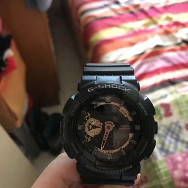 平賣 超過9成新 g-shock，長期無帶，黑金