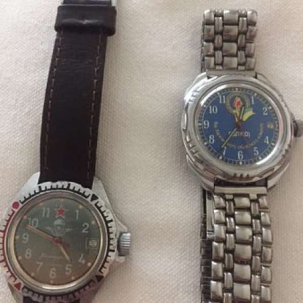 Soviet vintage watches (Commander series)