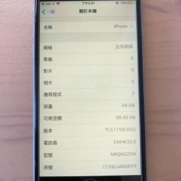 iphone 6s 64gb 99%new