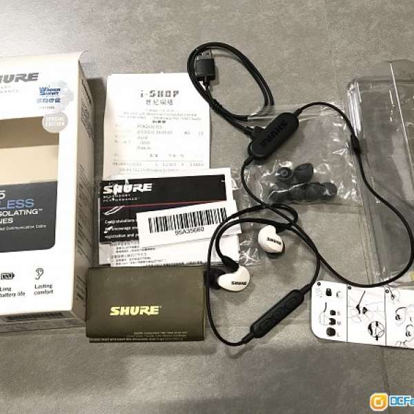 99% New 原廠行貨有單 Shure SE215 Wireless