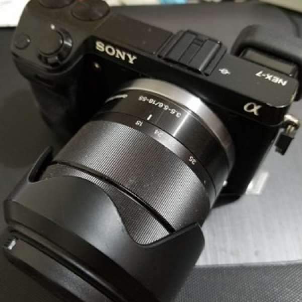 出售 nex 7連黑色kit lens