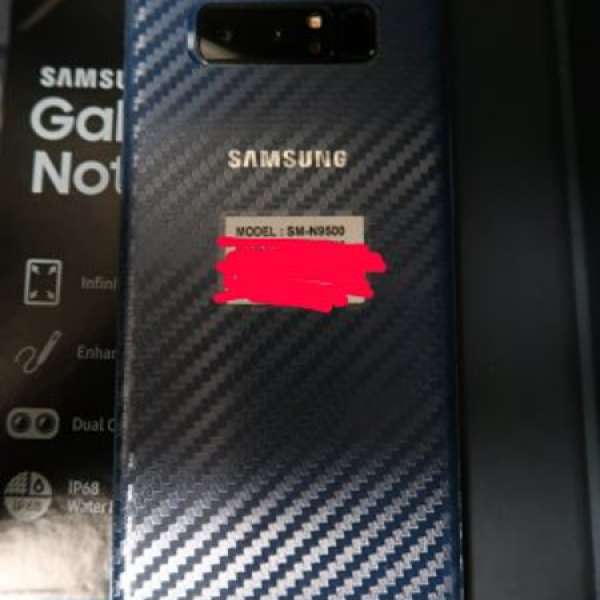Samsung note 8 128gb 99% new 藍色