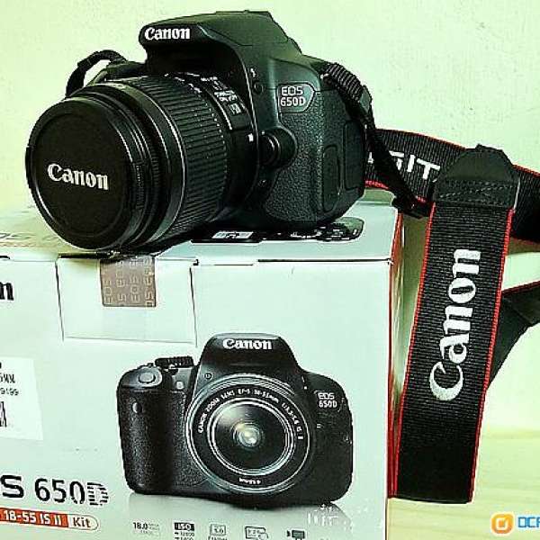 Canon 650D Body + 18-55mm Kit Set