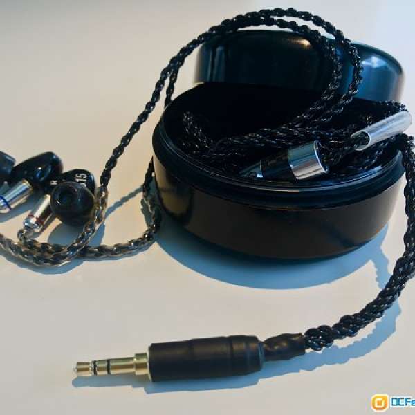 Westone shure ue900 7nocc 銅鍍銀升級耳機線3.5mm插頭MMCX制式