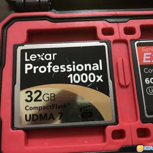 32GB Lexar 1000x CF Card 兩張