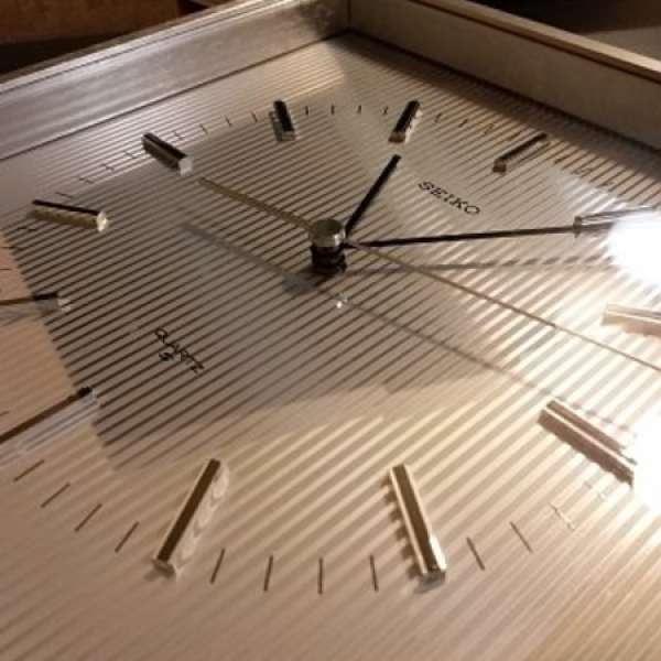 1980年Seiko精工古董金屬石英時鐘