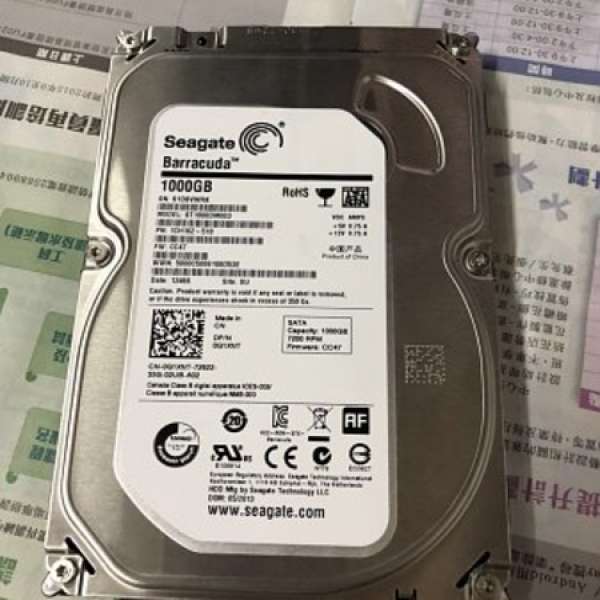 Seagate 1TB 1000GB 3.5" 7200RPM SATA HDD