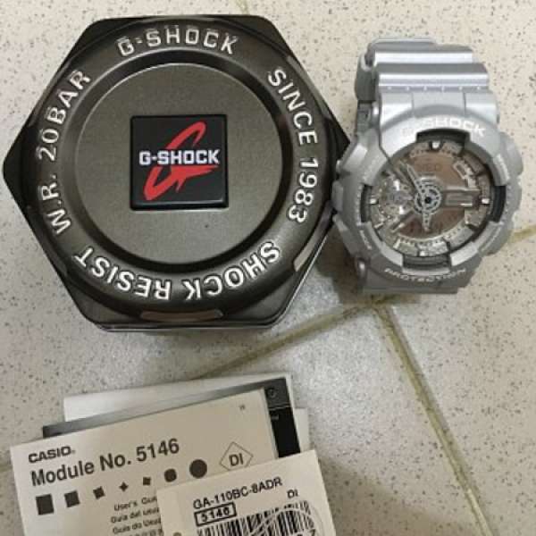 g shock 銀色手錶 99% new 有單