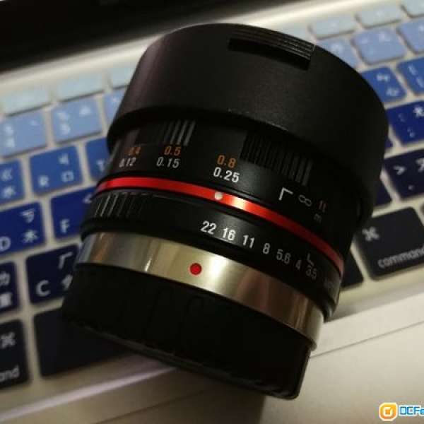 Samyang fisheye lens 7.5mm F3.5 for m43 olympus Panasonic