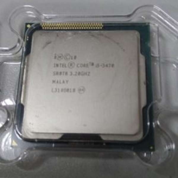 Intel i5-3470 CPU , 淨U,冇風扇!!!