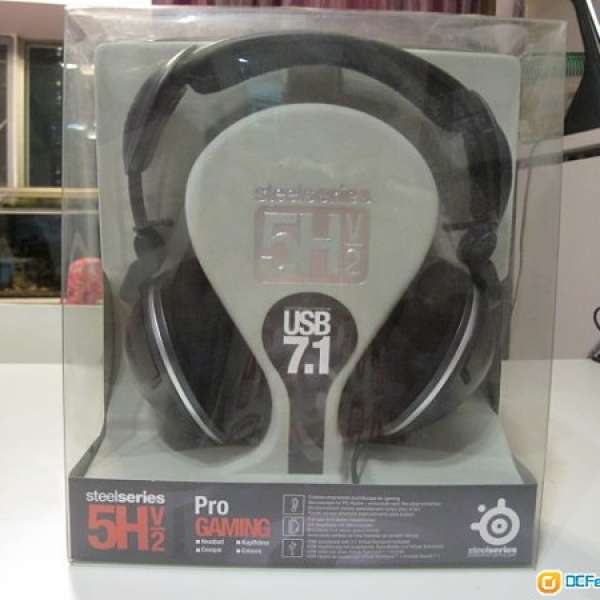 99% new SteelSeries 5H v2 headset Series USB 7.1 電競耳機連麥克風