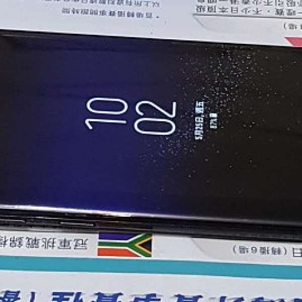 Samsung galaxy s8+ Plus Black 64GB Full Set 97%New雙卡港行.