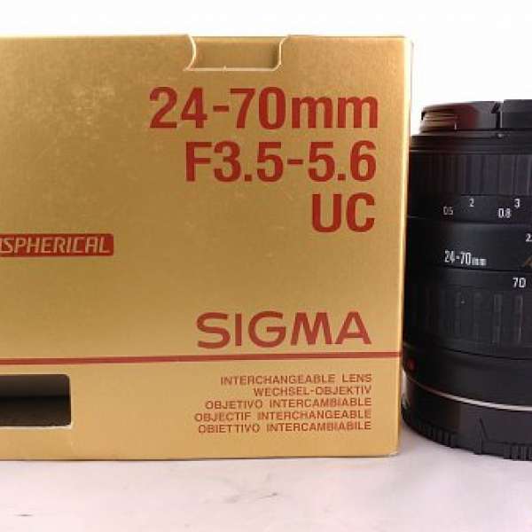 SIGMA AF 24-70mm F3.5-5.6 (MINOLTA)*可用於SONY, MINOLTA單反, 加自動接環落A7