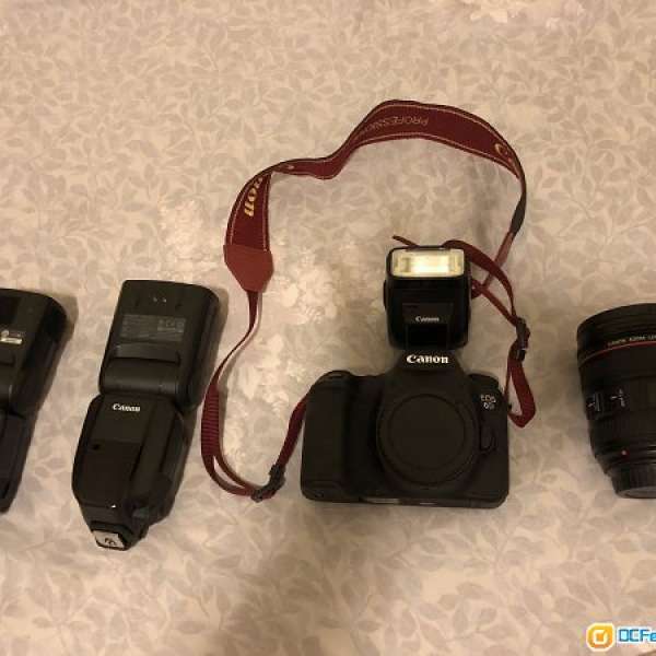 Canon 6D + 24-70 F4 IS USM + 580EX II + 600EX RT