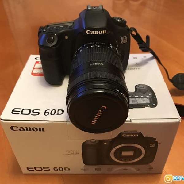 Canon EOS 60D 相機 連 18-135mm 鏡頭 加電池套裝 有盒