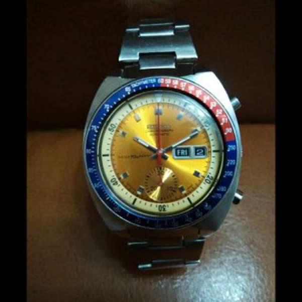 精工Seiko Vintage Automatic Chronograph Watch 6139