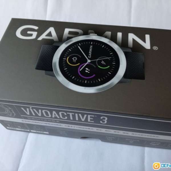 100%新 未開封 GARMIN VIVOACTIVE 3 中文版 運動手錶