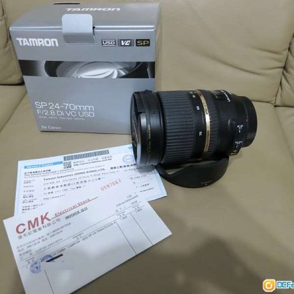 TAMRON SP 24-70mm F/2.8 DI VC USD A007E (Canon Mount) 鏡頭