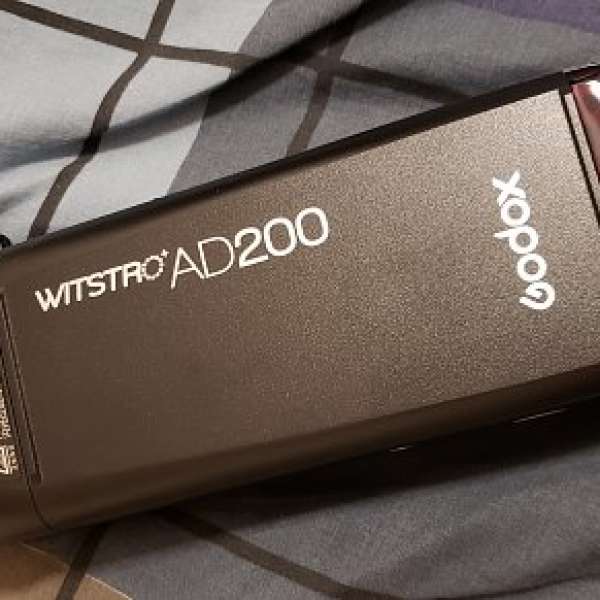 Godox  AD200 (100%Work, 99%New, 行貨有保, 有盒有單, 所有配件全齊)