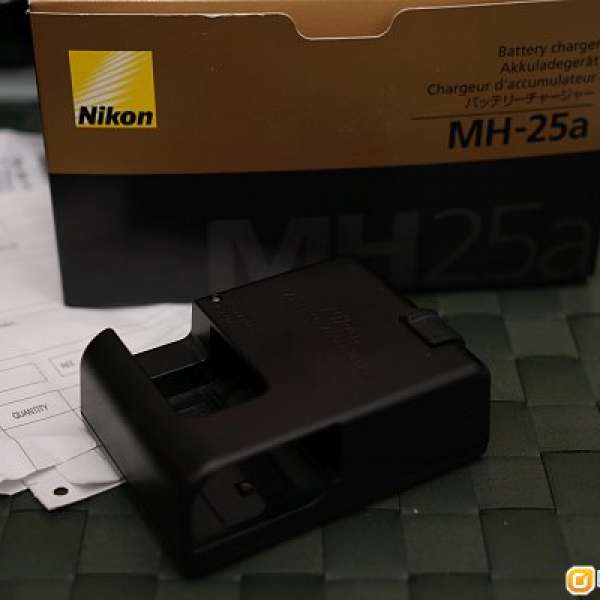 Nikon MH25A 充電器 + EN-EL15 電池 + Nitecore USB 充電器