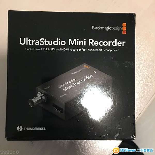 Blackmagic UltraStudio Mini Recorder & 2M Thunderbolt 2 Cable