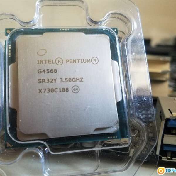 行貨Intel Pentium G4560 cpu + 行貨ASUS H170M-Plus MATX主板