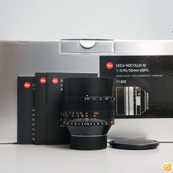 Leica Noctilux-M 50mm F0.95 ASPH - Black (10602) w/ E60 Variable ND