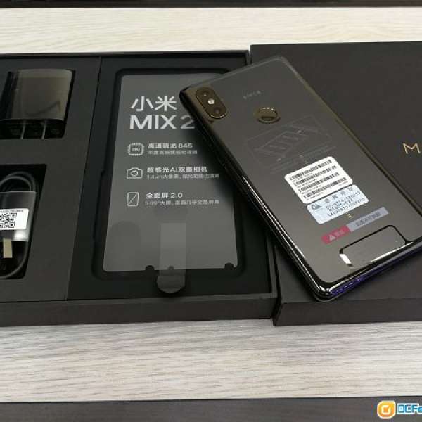 98%新 小米 MIX 2S 8GB + 256GB 國際版系統 配件未用過