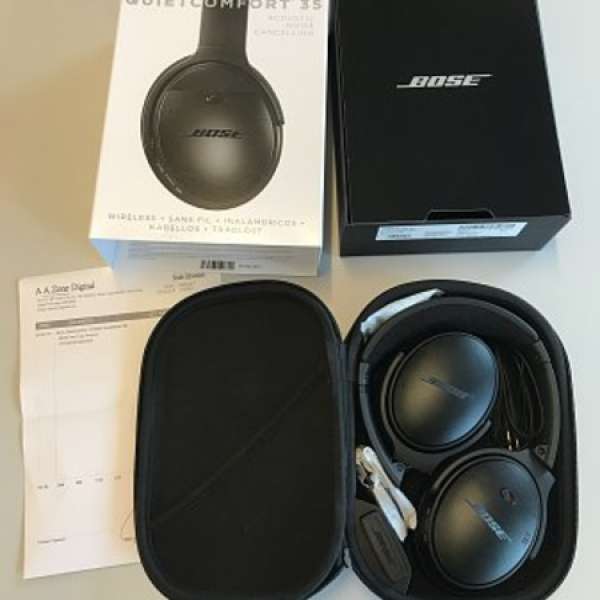 Bose QuietComfort 35 wireless headphones black QC35